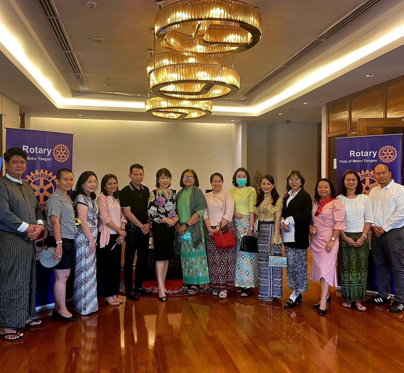 Rotary Metro Yangon’s BOD Meeting.