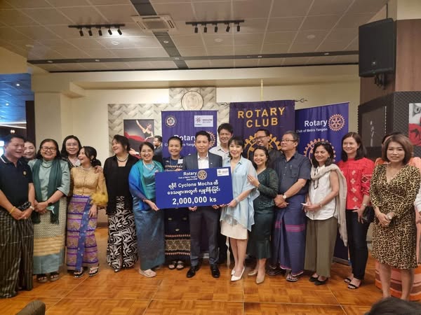 Rotary Club of Metro Yangon (RCMY) Monthly Program me & Donation Ceremony (16/05/2023)