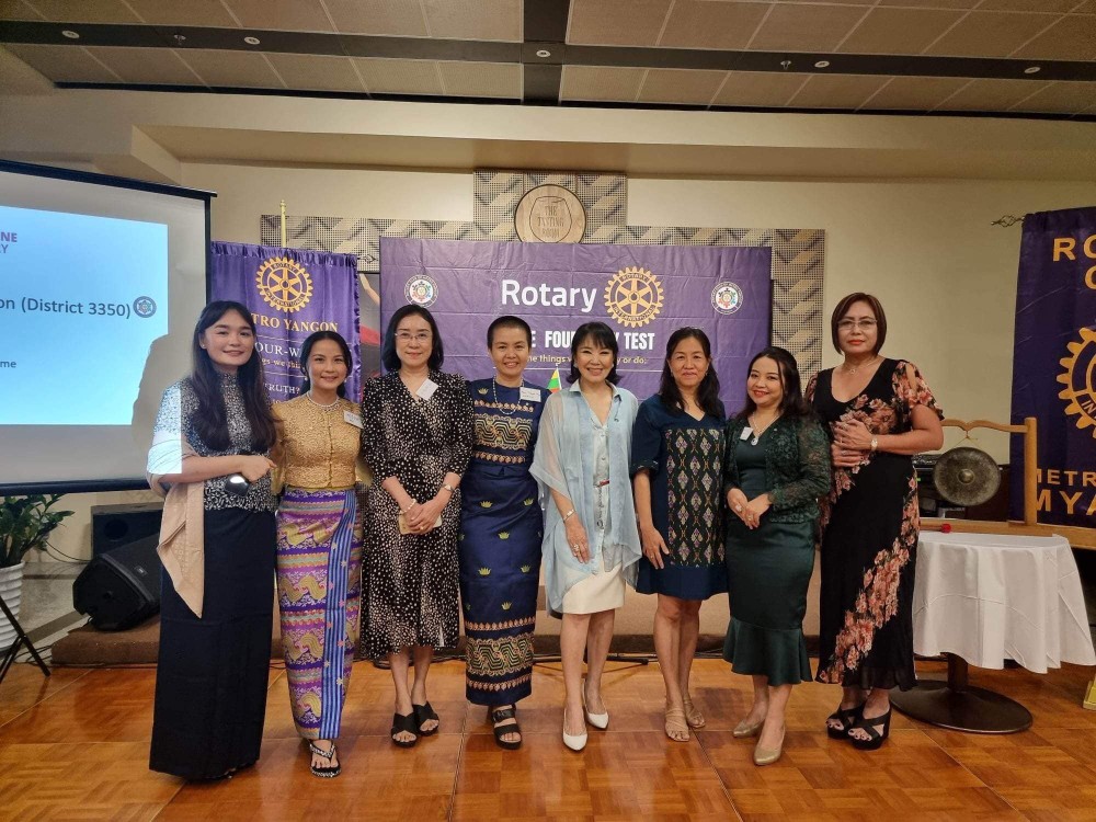 Rotary Club of Metro Yangon (RCMY) Monthly Programme & Donation Ceremony (16/05/2023)