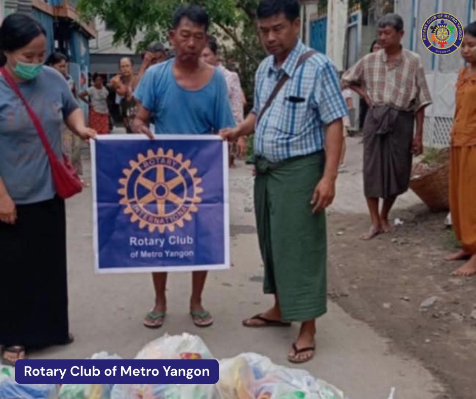 City Mart Donates Essential Supplies Through Rotary Club of Metro Yangon (RCMY) [10 April 2025], Mandalay